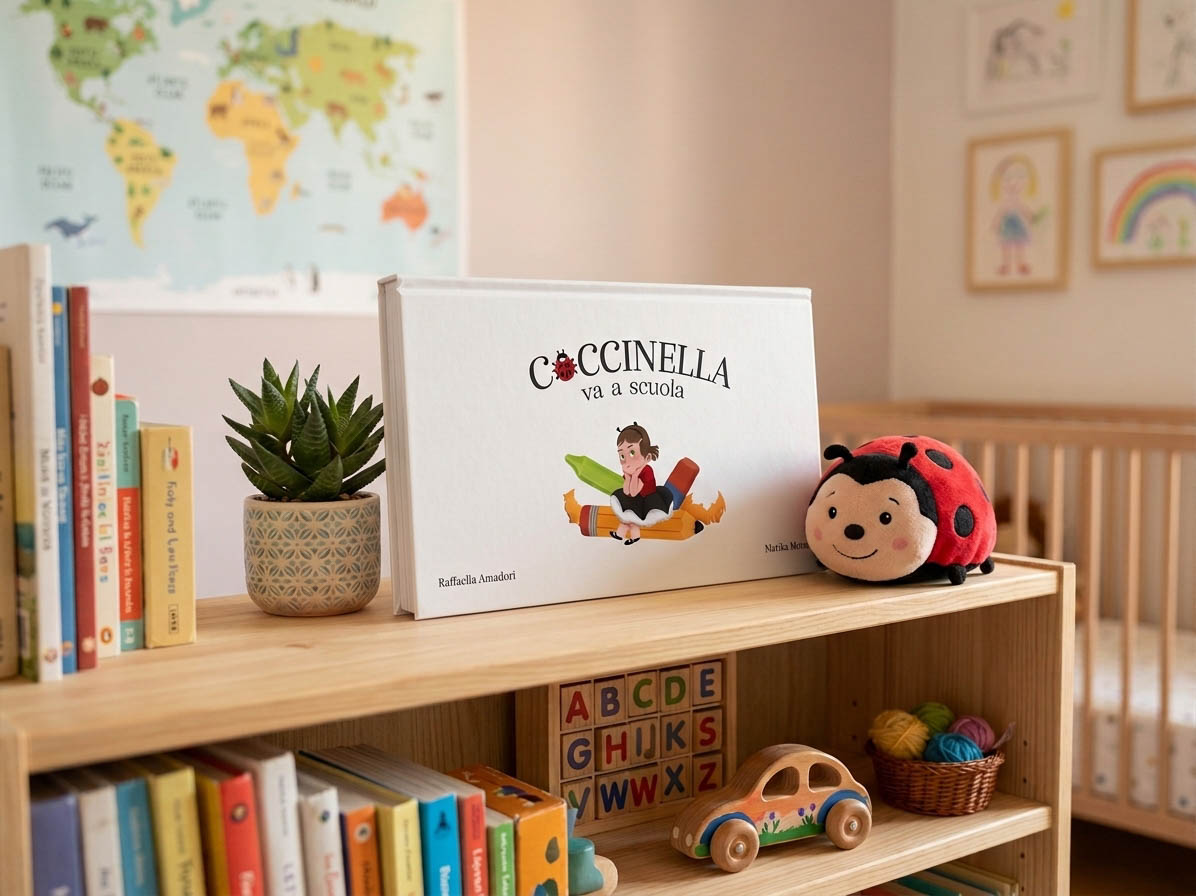 Libro illustrato per una filastrocca per bambini